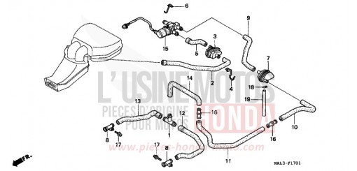 ELEKTROMAGNET VENTIL CBR600FV de 1997